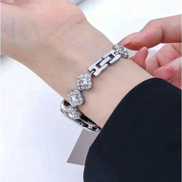 Sparkling Studded Watch Band - Picture 3 of 4